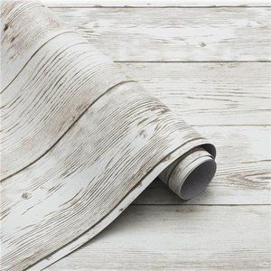 Wood Contact Paper Peel and Stick Wallpaper Self Adhesive Wallpaper 17.4''x118''